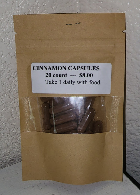 Cinnamon Capsules 20ct